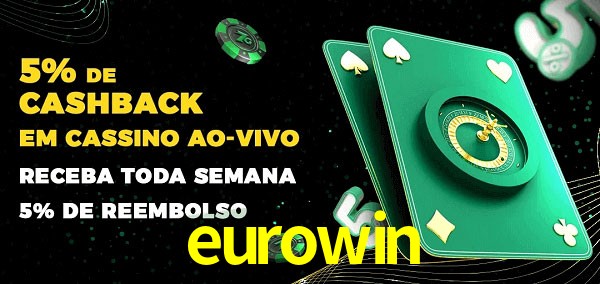 Promoções do cassino ao Vivo eurowin